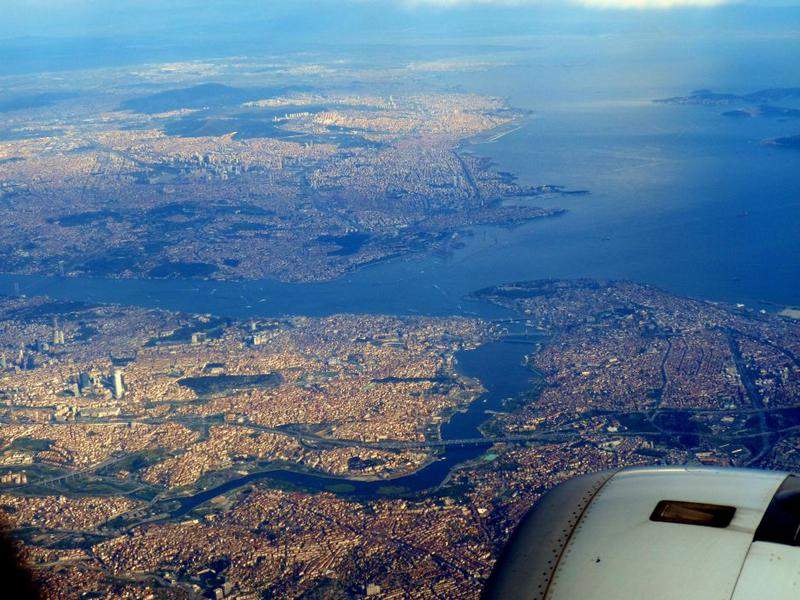 vista aérea de Istambul