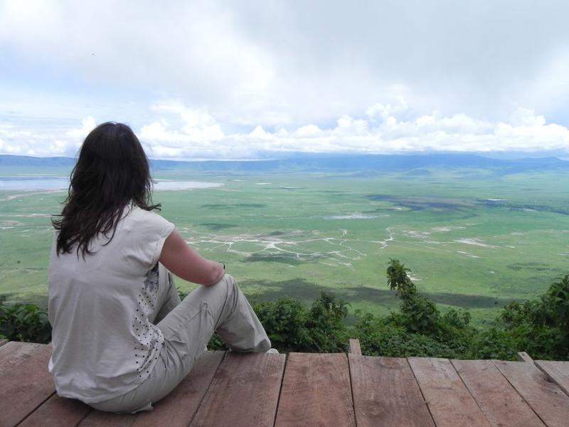 Vista cratera Ngorongoro