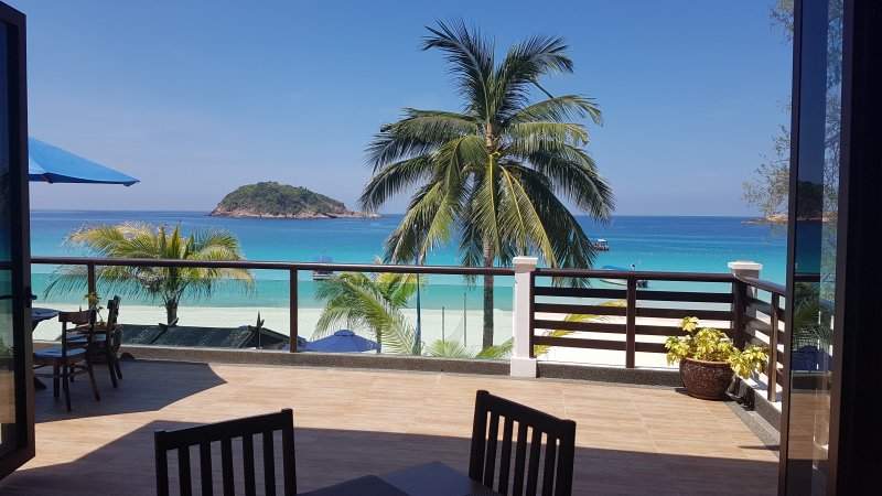 Vista do Restaurante do hotel Coral Redang